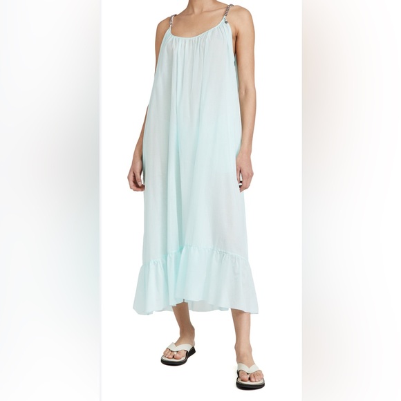 Stella McCartney**Turquoise Maxi Coverup Dress***XS,Small,Med.,Large***$1080 NWT - Picture 6 of 9